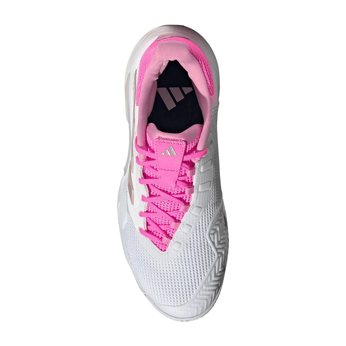 adidas barricade 13 con amortiguación repetitor+ en blanco con rosa