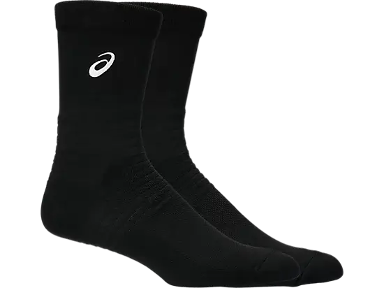 Calcetas Asics Resolution Crew Negras para Pádel