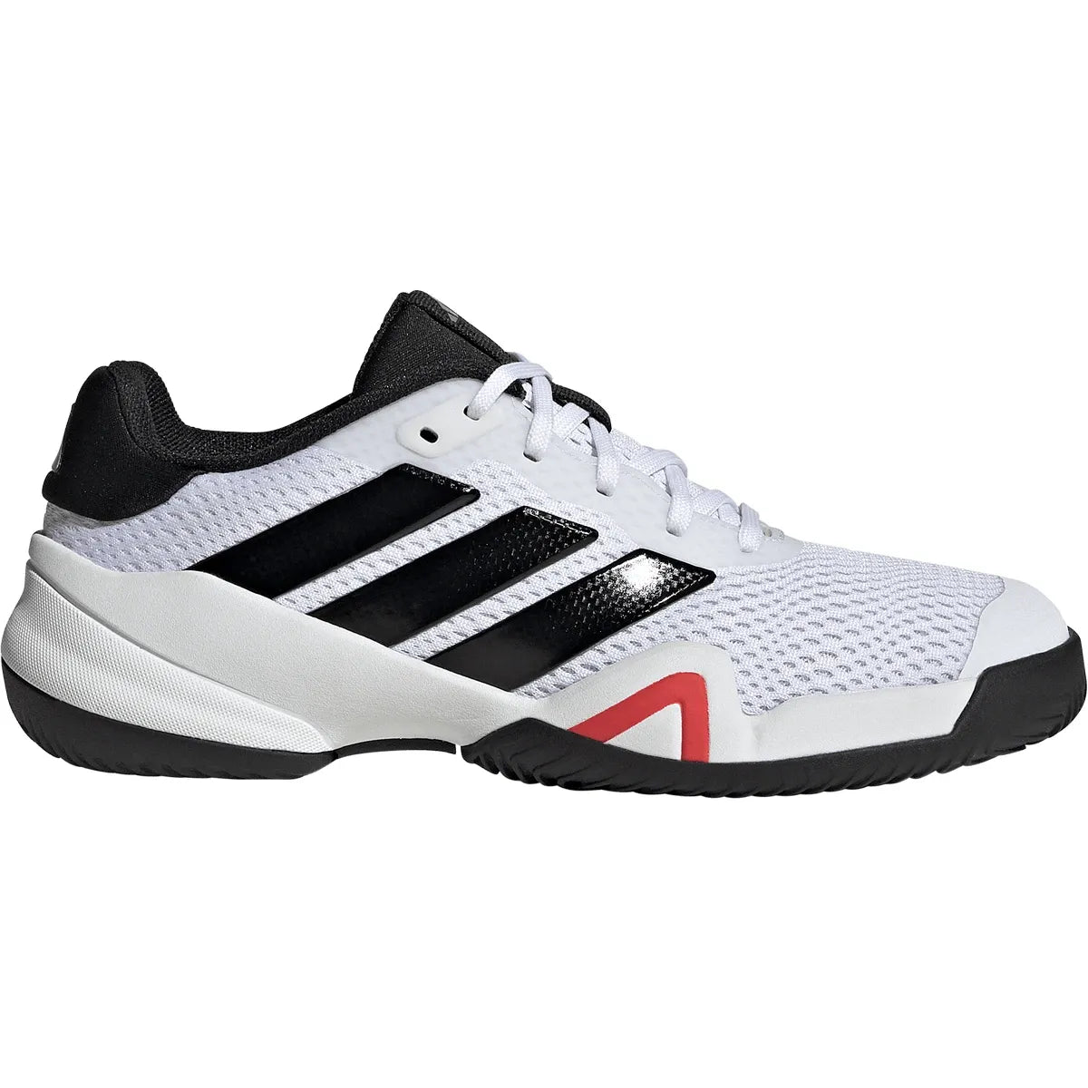 Tenis Adidas Crazyquick Junior Blanco/Negro/Rojo de Pádel