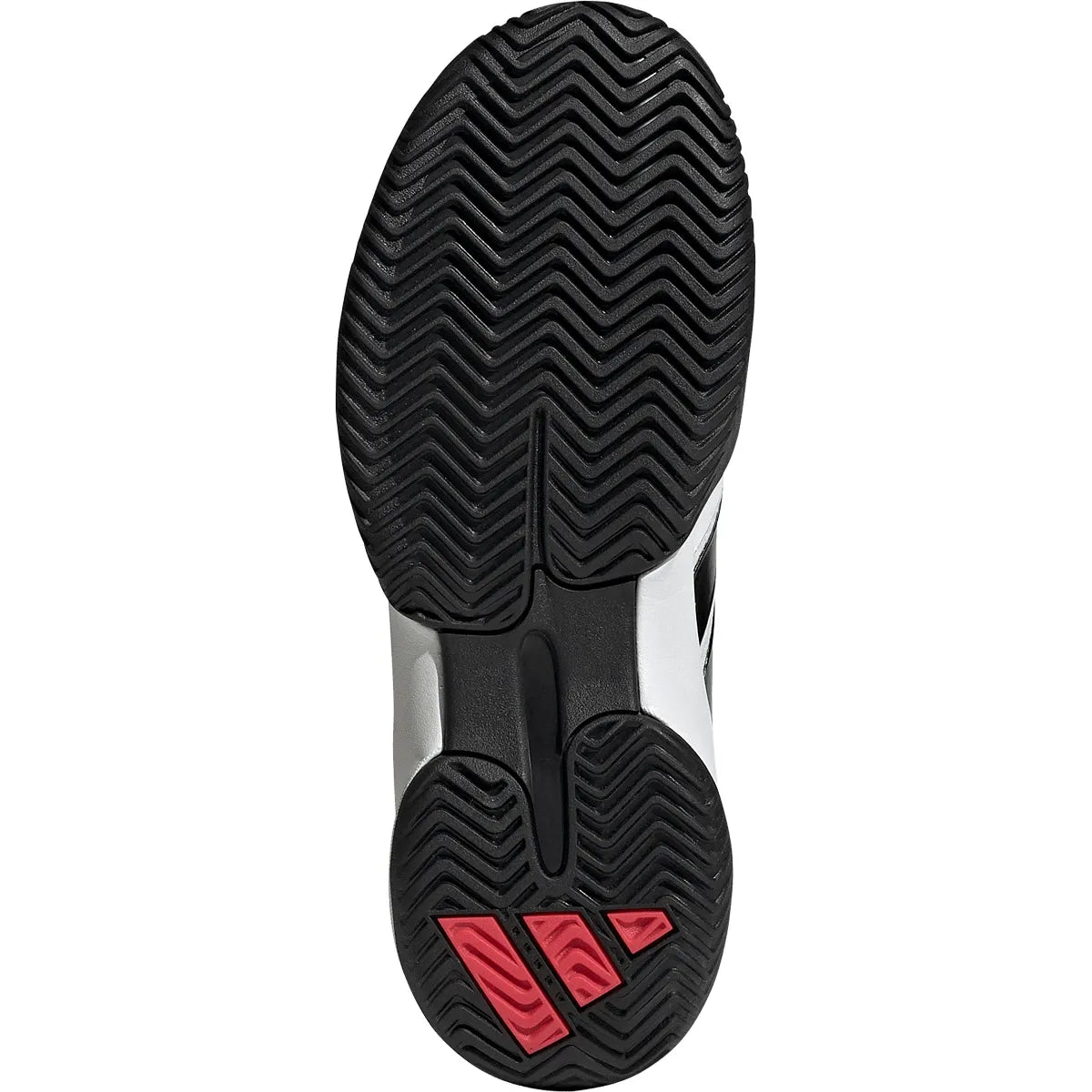 Tenis Adidas Crazyquick Junior Blanco/Negro/Rojo de Pádel