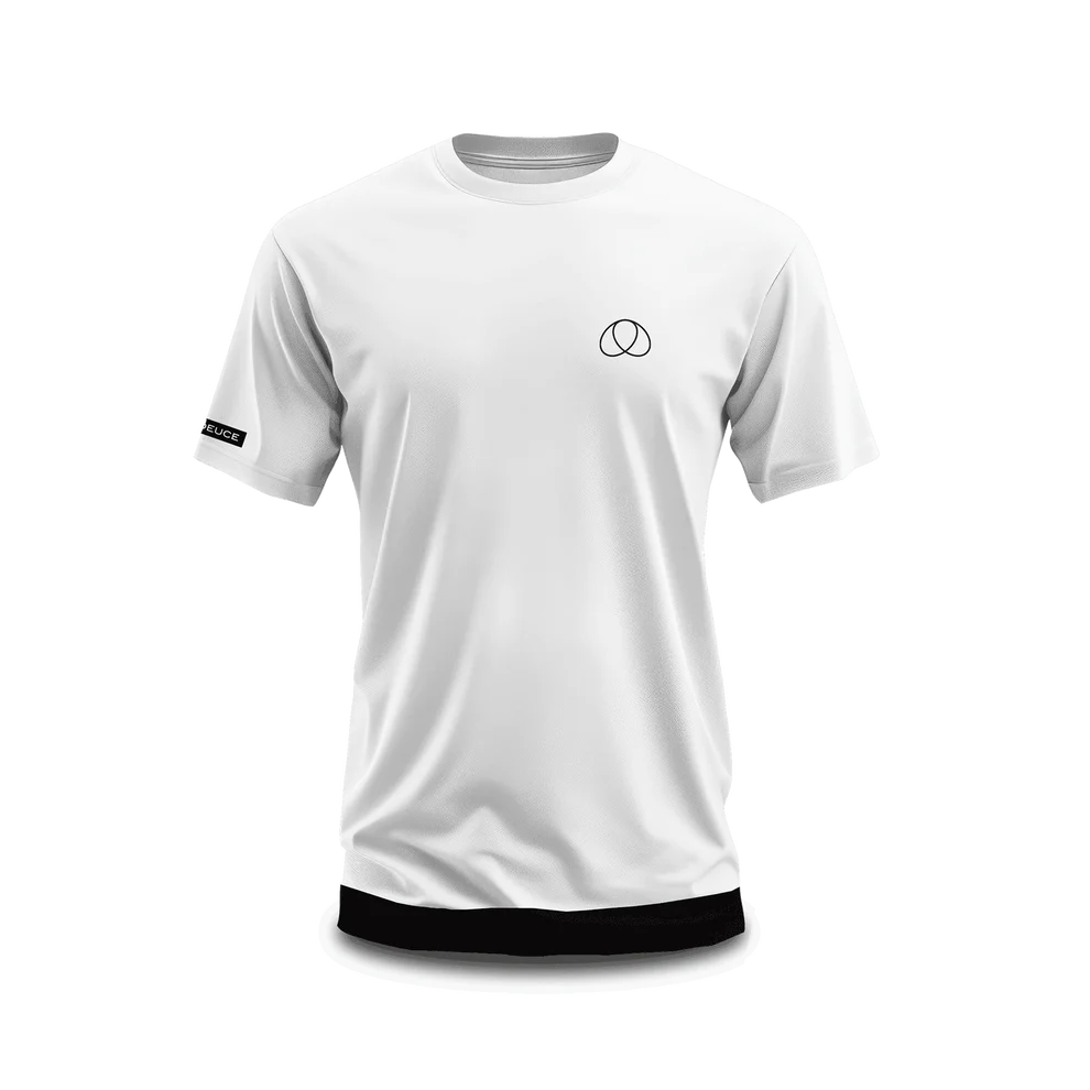 Playera Deuce Tee Game Day Blanca Hombre para Pádel