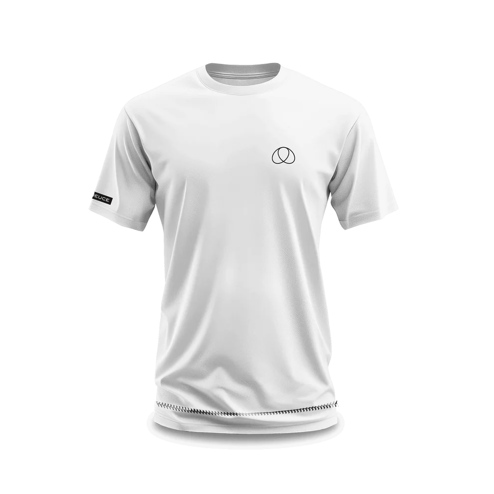 Playera Deuce Seam Game Day Blanco Hombre para Pádel