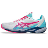 Tenis Asics Solution Speed FF 3 Blanco/Rosa para Pádel