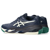 Tenis Asics Gel-Resolution X Azul Marino/Verde para Pádel