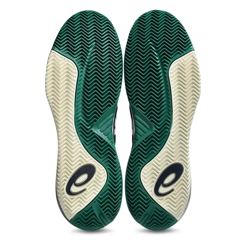 Tenis Asics Gel-Resolution X Azul Marino/Verde para Pádel