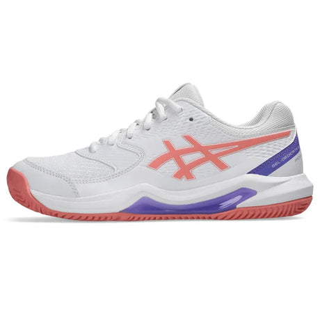 Tenis Asics Gel-Dedicate 8 Padel Blanco Coral para Pádel Mujer