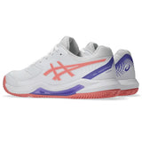Tenis Asics Gel-Dedicate 8 Padel Blanco Coral para Pádel Mujer