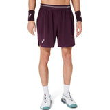 Short ASICS Game 7IN Hombre Dark Aubergine para Pádel
