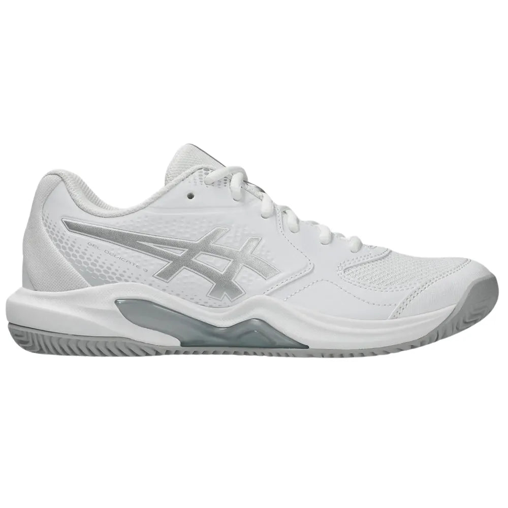 Tenis ASICS Gel-Dedicate 9 Padel White/Pure Silver para Mujer
