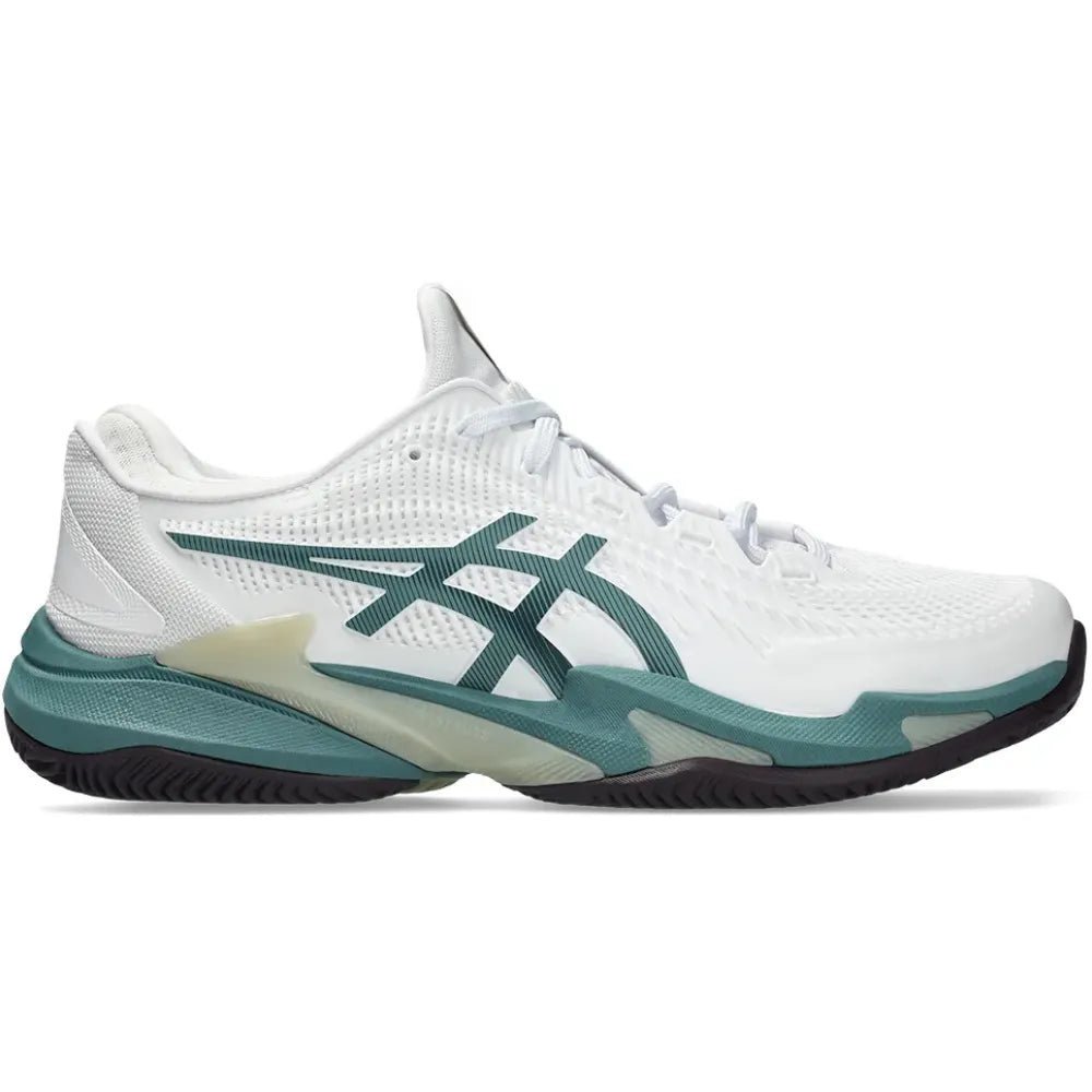Tenis ASICS COURT FF 3 Clay Hombre White/Foggy Teal para Pádel