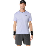 Playera ASICS Match SS Top Night Energy Hombre Seastorm para Pádel
