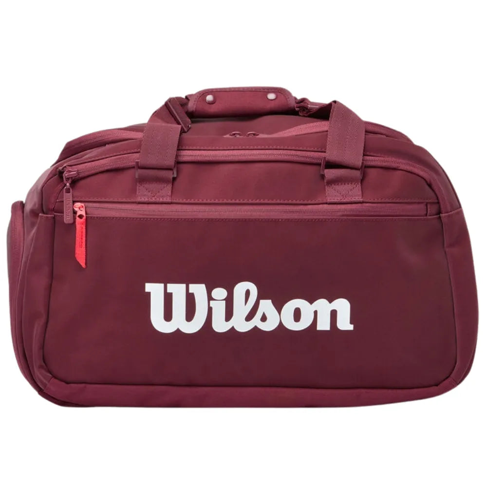 Maleta Wilson Defyer Super Tour Duffel Chica Café Rojo