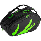 Paletero Lacoste L-Racket Bag Black Green para Tenis