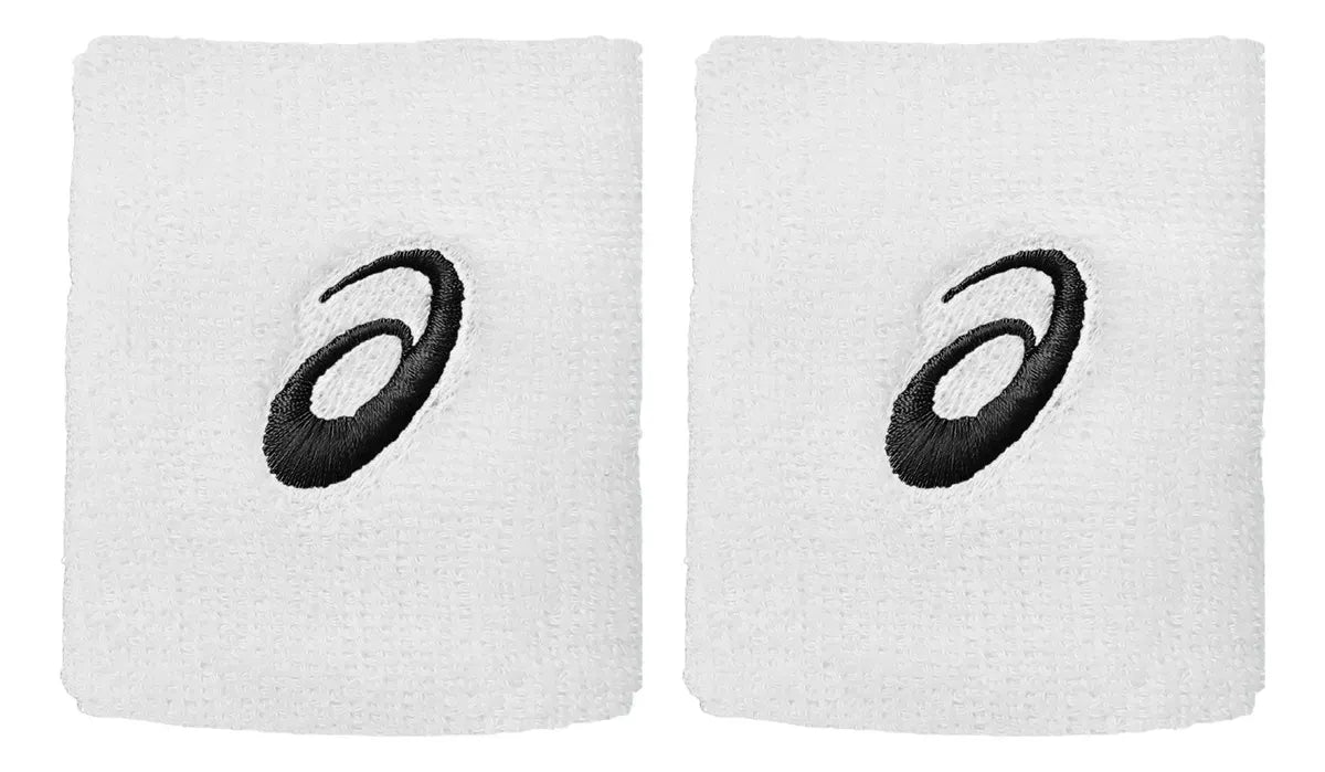 Muñequeras Asics Blancas (Par) para Pádel