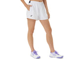 Short Asics Court 2-in-1 Mujer Blanco/Azul Marino para Pádel