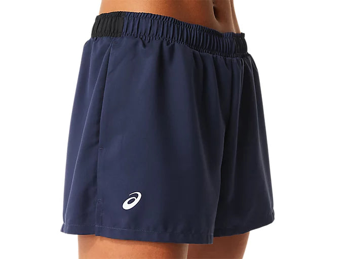 Short Asics Court 2-in-1 Mujer Azul Marino para Pádel