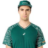 Playera ASICS Padel Court SS Top Hombre Jewel Green para Pádel