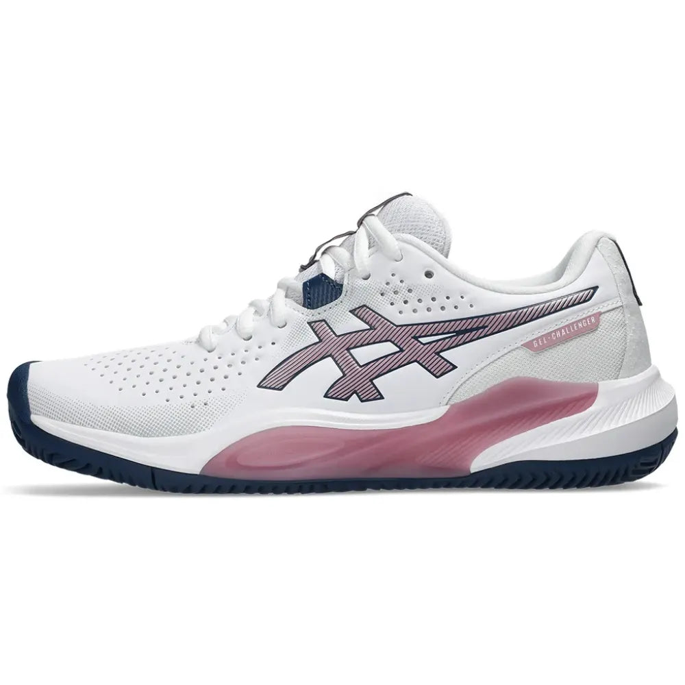 Tenis ASICS GEL-CHALLENGER 15 CLAY Mujer White Taro Purple para Pádel