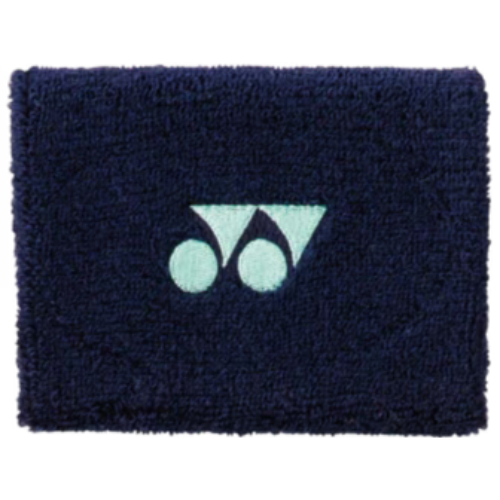 Muñequera Yonex Azul con Logo Menta para Pádel