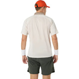 Playera Polo ASICS Game SS Top Hombre Soft Oat para Pádel