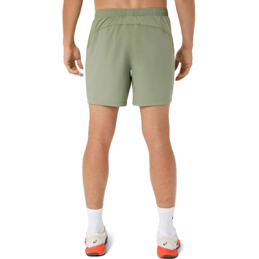 Short ASICS Court 7IN Hombre Khaki Green para Pádel