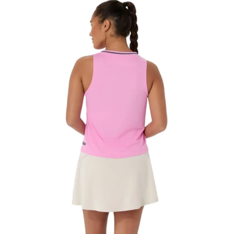 Playera ASICS Padel Court Sleeveless Top Mujer Bubblegum para Pádel