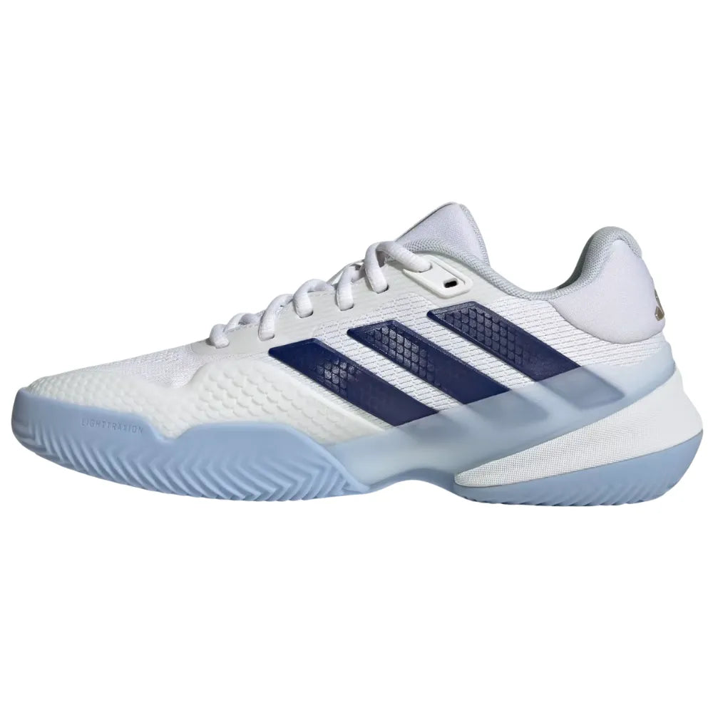Tenis Adidas Barricade 14 Clay Mujer Blanco / Azul