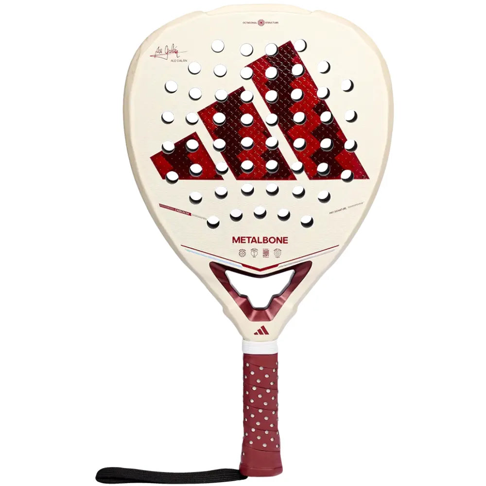 Pala adidas Metalbone Reserve EDT 2026 Blanco Rojo para Pádel