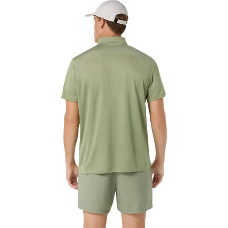 Playera Polo ASICS Court Hombre Khaki Green para Pádel