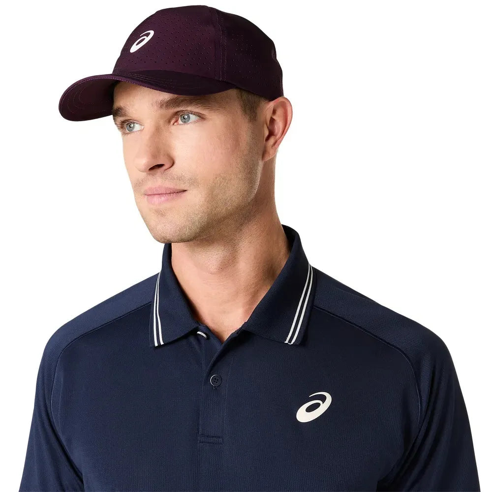 Playera Polo Asics Game SS Top Hombre Midnight para Tenis