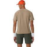 Playera ASICS Game SS Top Hombre Greige para Pádel