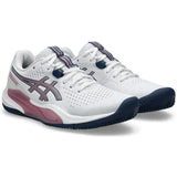 Tenis ASICS GEL-CHALLENGER 15 CLAY Mujer White Taro Purple para Pádel