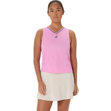 Playera ASICS Padel Court Sleeveless Top Mujer Bubblegum para Pádel