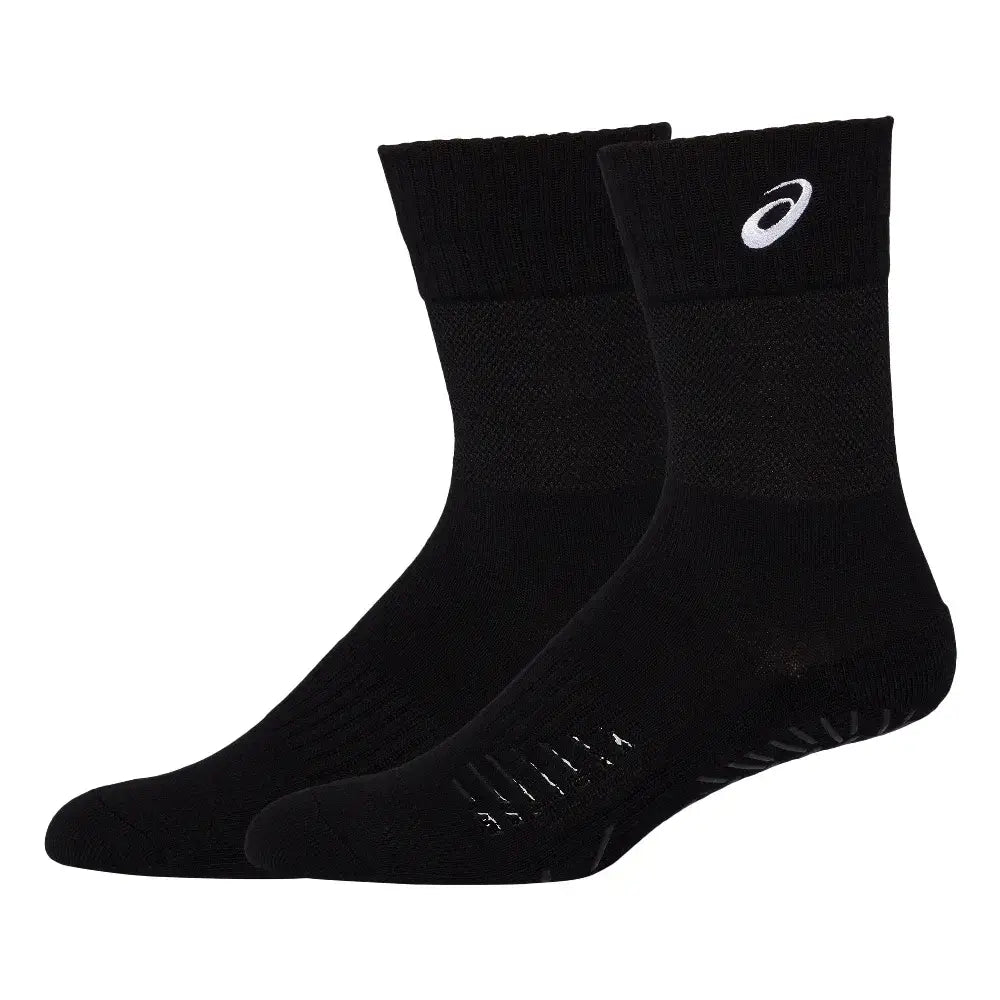 Calcetas Asics Court FF Crew Negras para Pádel
