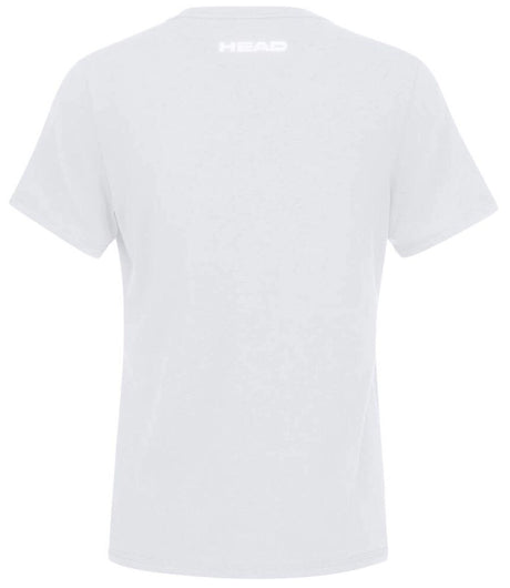 Blusa Head Vision Blanco con Estampado Fucsia/Morado Mujer para Pádel