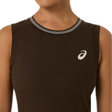 Vestido ASICS Game Dress Mujer Black Coffee para Pádel