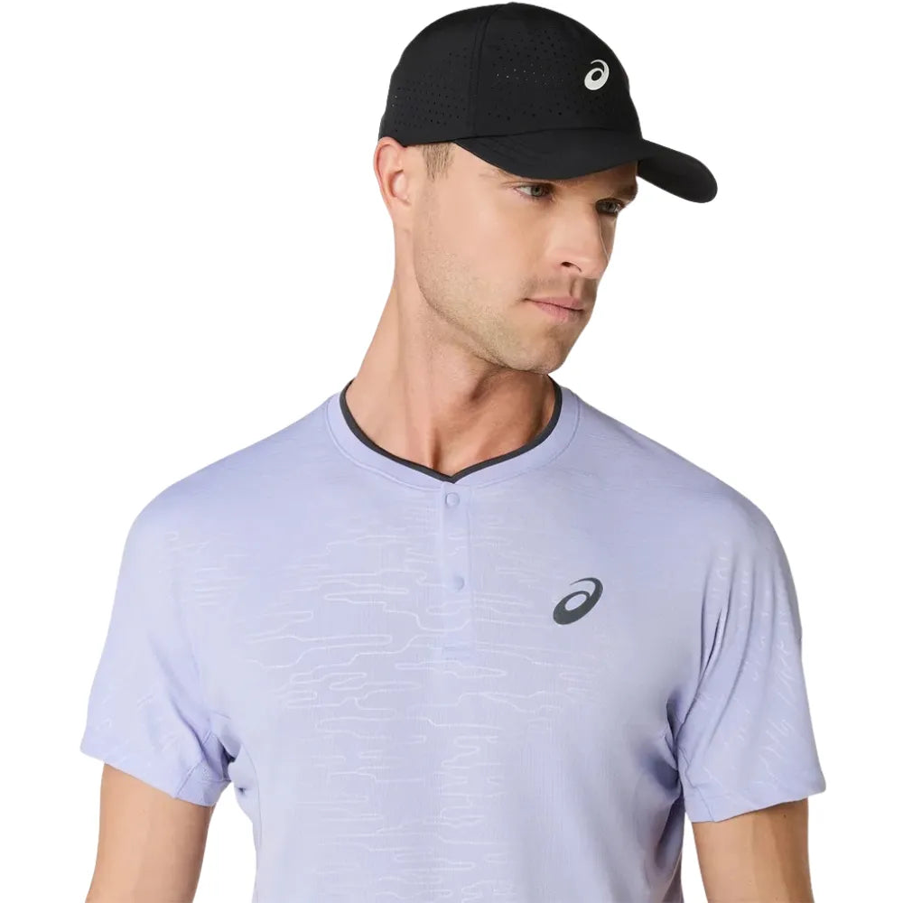 Playera ASICS Match SS Top Night Energy Hombre Seastorm para Pádel