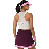 Top ASICS Match Jacquard Crop Mujer Soft Oat para Pádel
