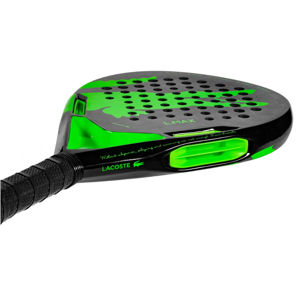 Pala Lacoste L.MAX Black para Pádel