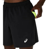 Short ASICS Court 7IN Hombre Performance Black para Tenis