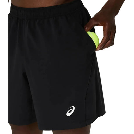 Short ASICS Court 7IN Hombre Performance Black para Tenis
