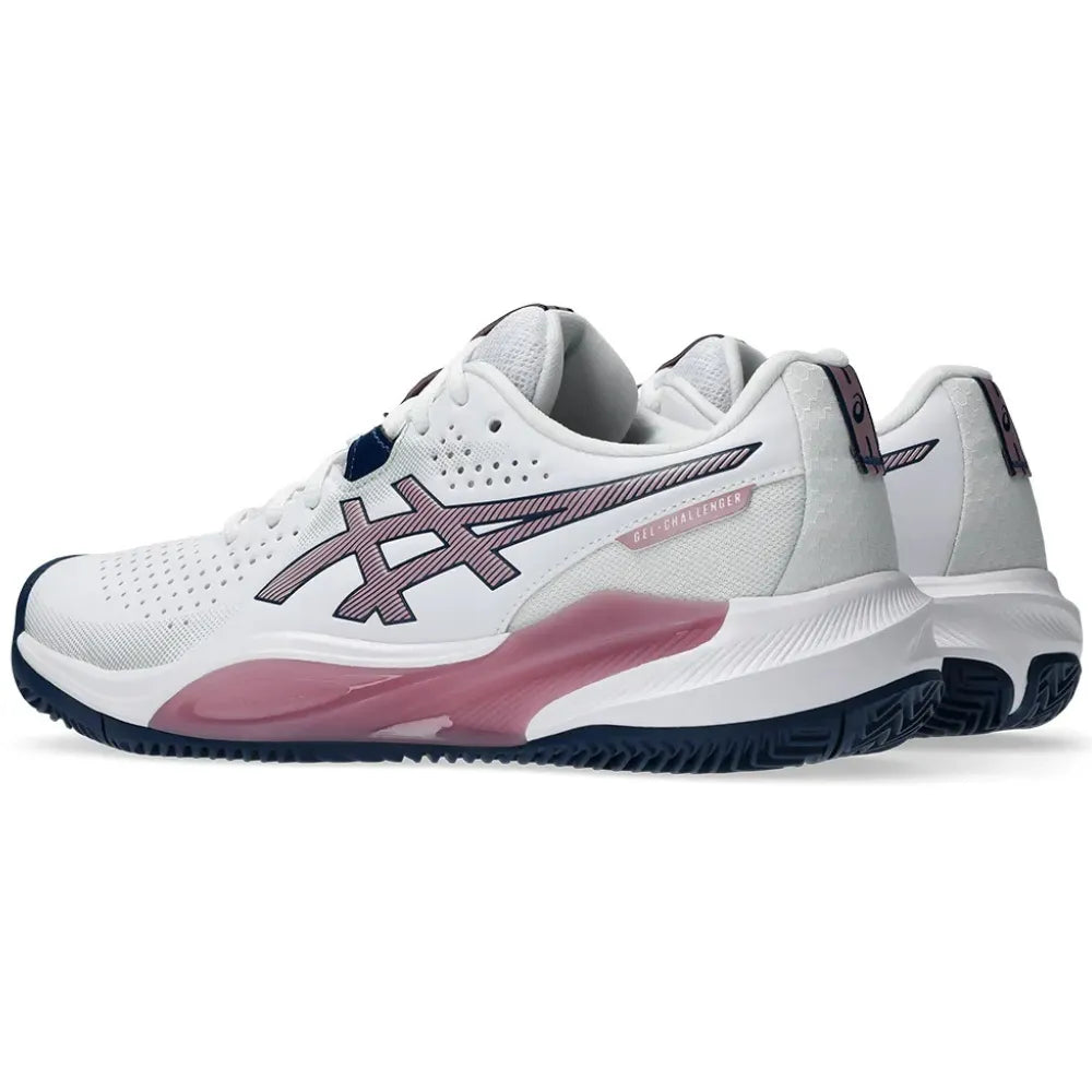 Tenis ASICS GEL-CHALLENGER 15 CLAY Mujer White Taro Purple para Pádel