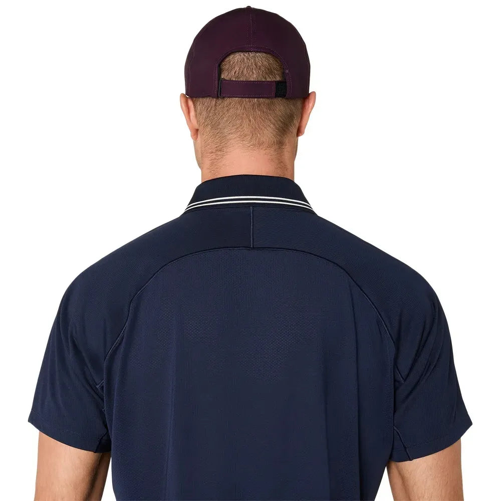 Playera Polo Asics Game SS Top Hombre Midnight para Tenis