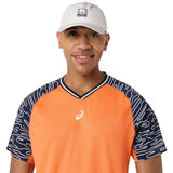Playera Asics Padel Court SS Top Hombre Energy Orange para Pádel