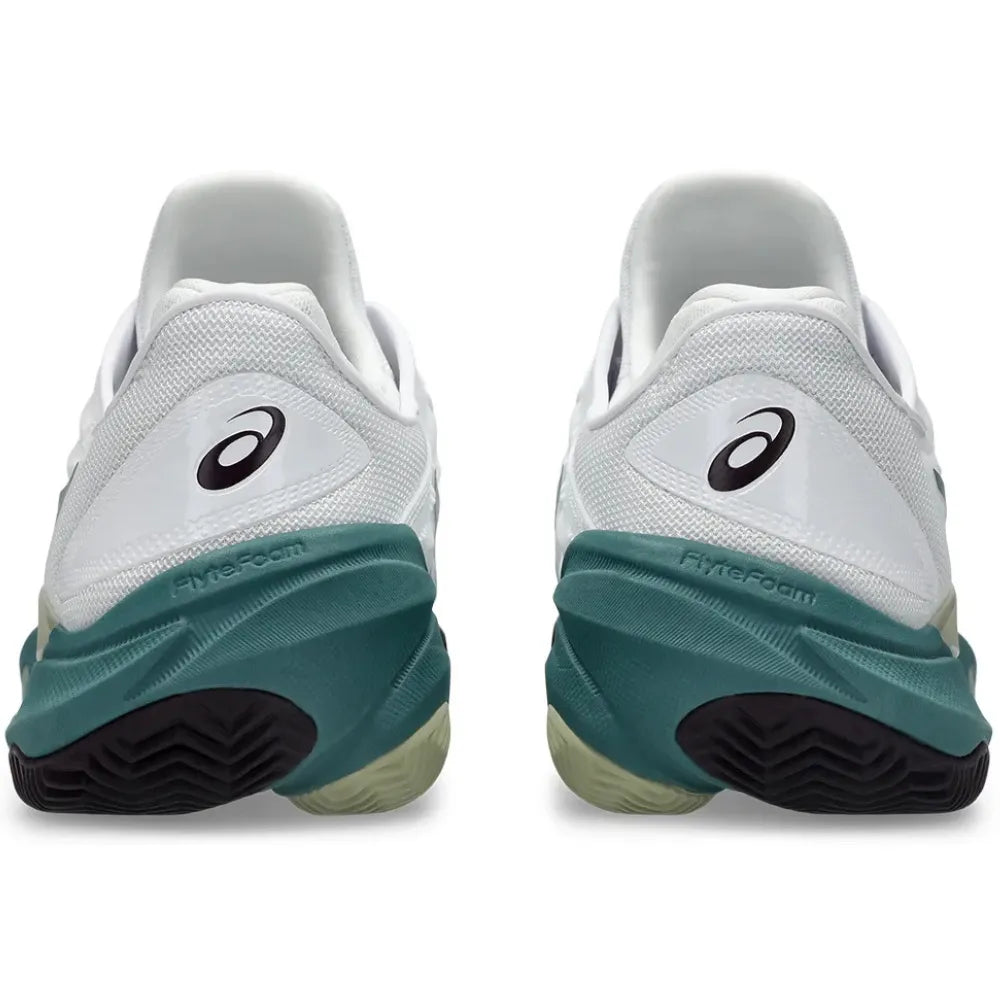 Tenis ASICS COURT FF 3 Clay Hombre White/Foggy Teal para Pádel