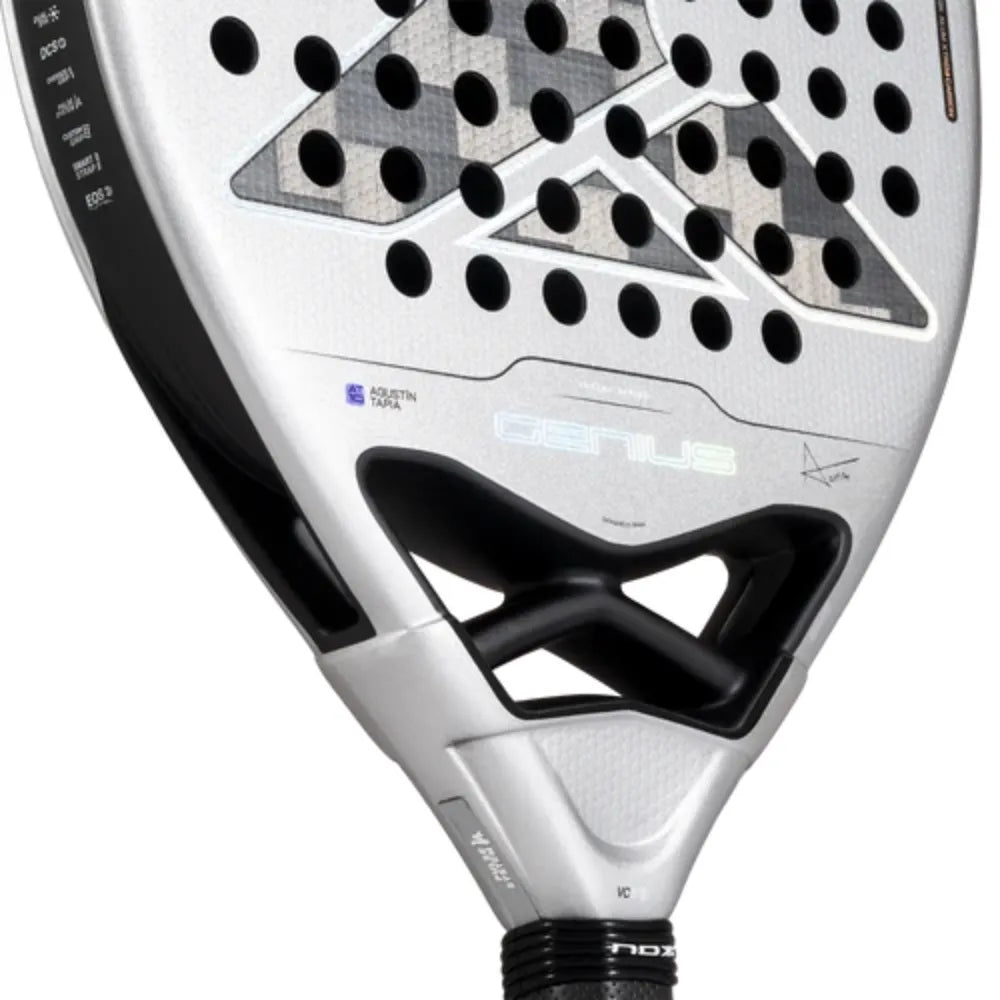 Pala NOX AT10 Genius Attack 12K Alum XTREM Agustín Tapia 2027 para Pádel