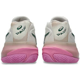 Tenis ASICS GEL-RESOLUTION X PADEL Mujer Soft Oat Jewel Green para Pádel