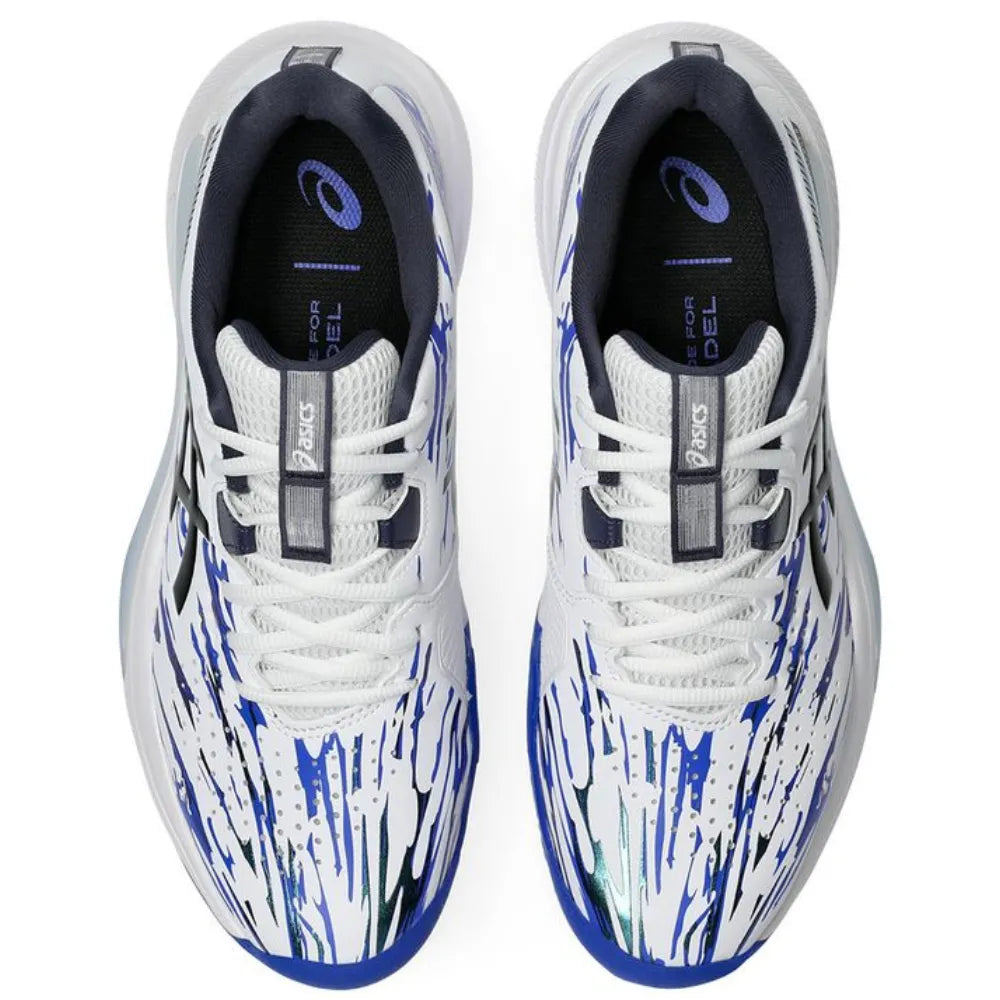 Tenis ASICS GEL-CHALLENGER 15 PADEL L.E. Blanco Indigo Hombre para Pádel