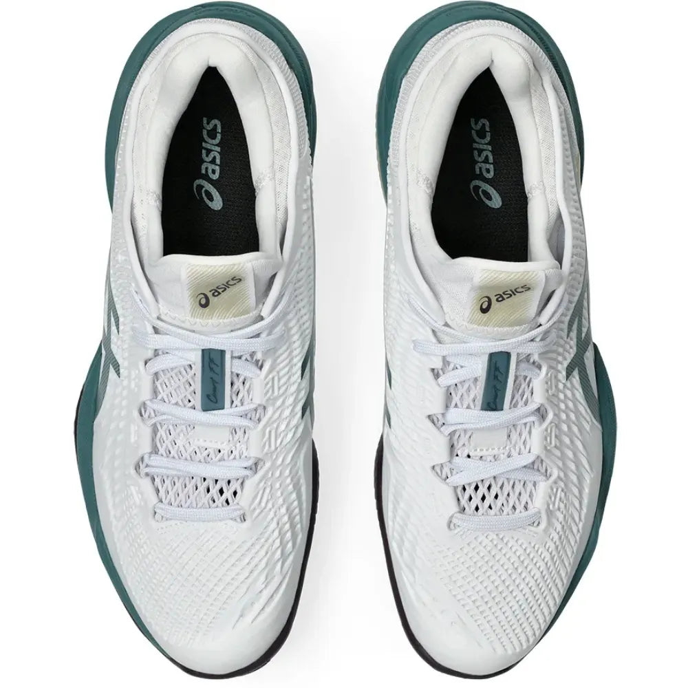 Tenis ASICS COURT FF 3 Clay Hombre White/Foggy Teal para Pádel