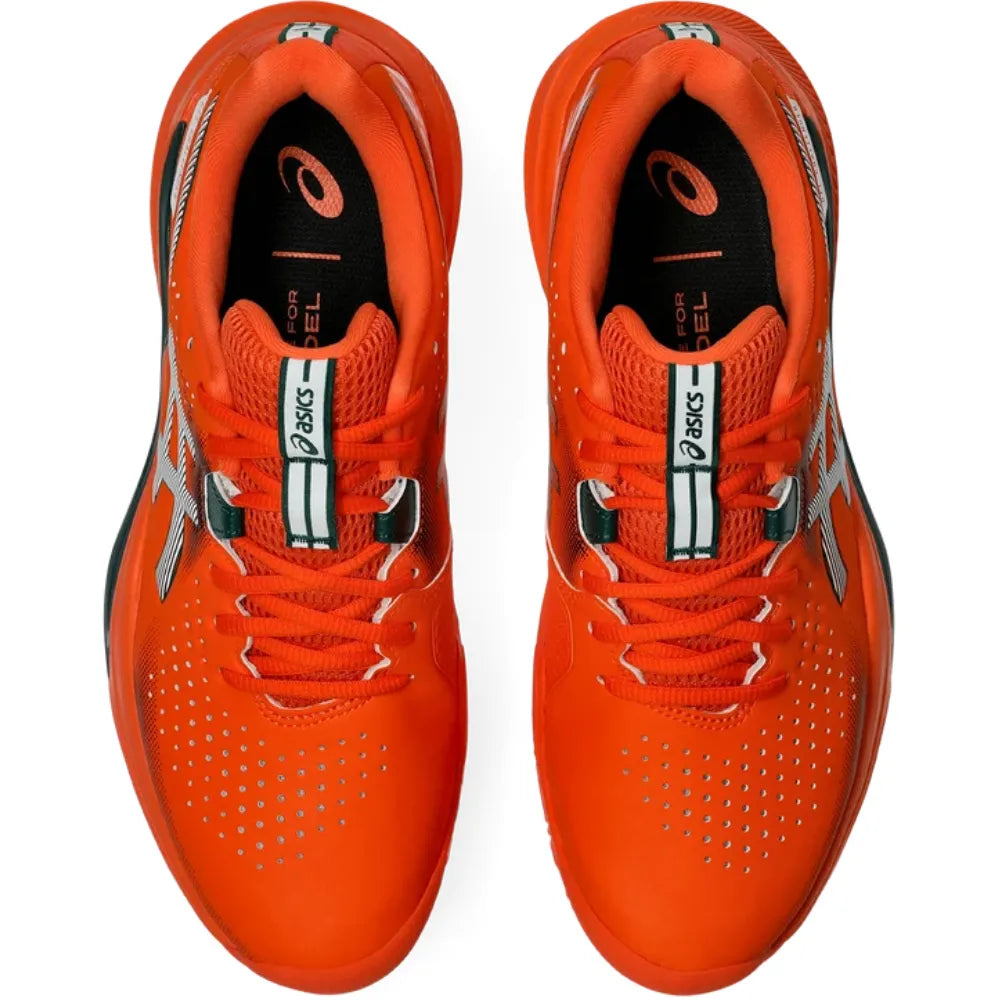 Tenis ASICS Gel Challenger 15 Padel Energy Orange Jewel Green Hombre para Pádel